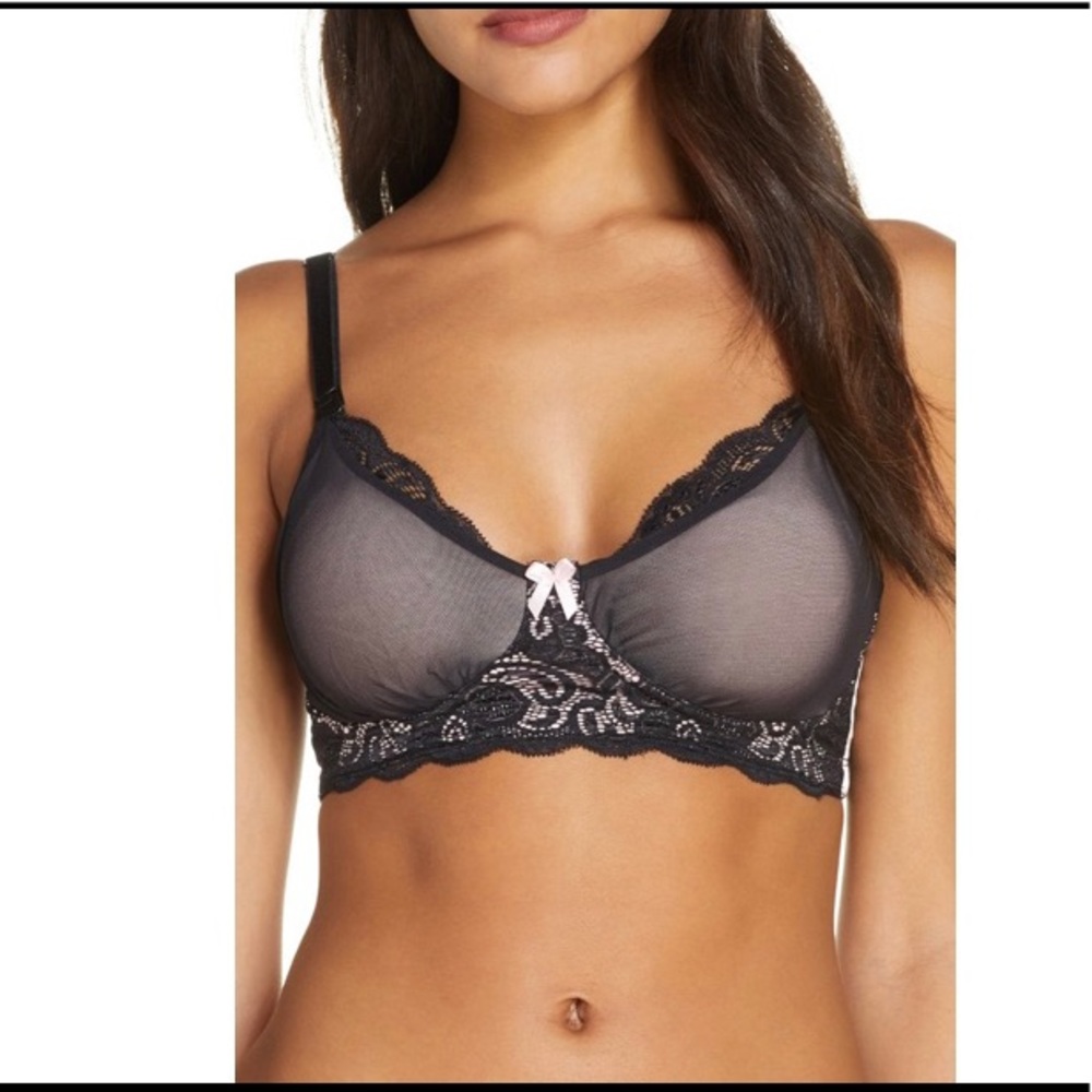 Belabumbum Mesh & Lace Nursing Bra